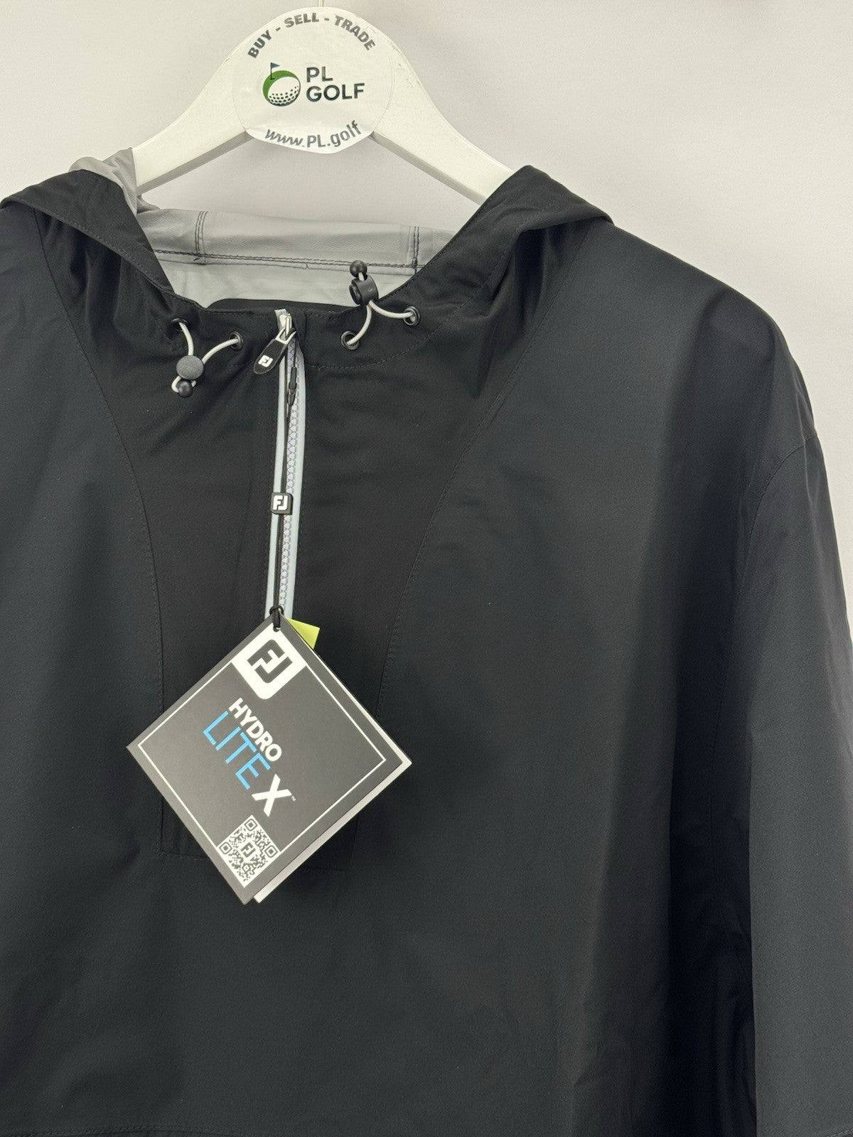 FootJoy HydroLite X Waterproof Hoodie Jacket Size XXXL Black/336291