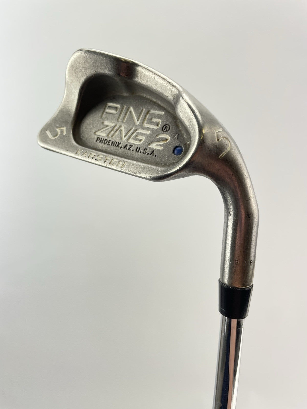 Ping Zing2 5 Iron Blue Dot Regular Flex Steel /Right Handed /New Grip /282100