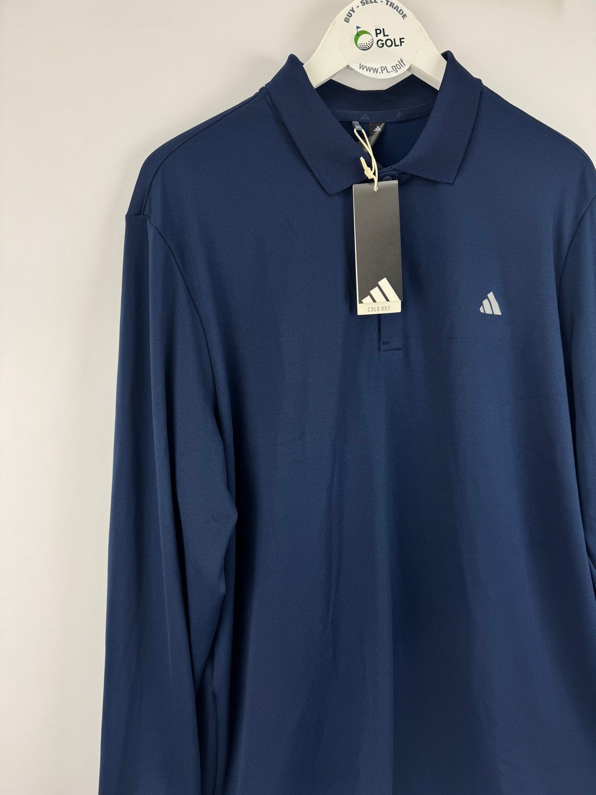 adidas Ultimate365 Cold.rdy Long Sleeve Polo Shirt Navy Size Large/328021