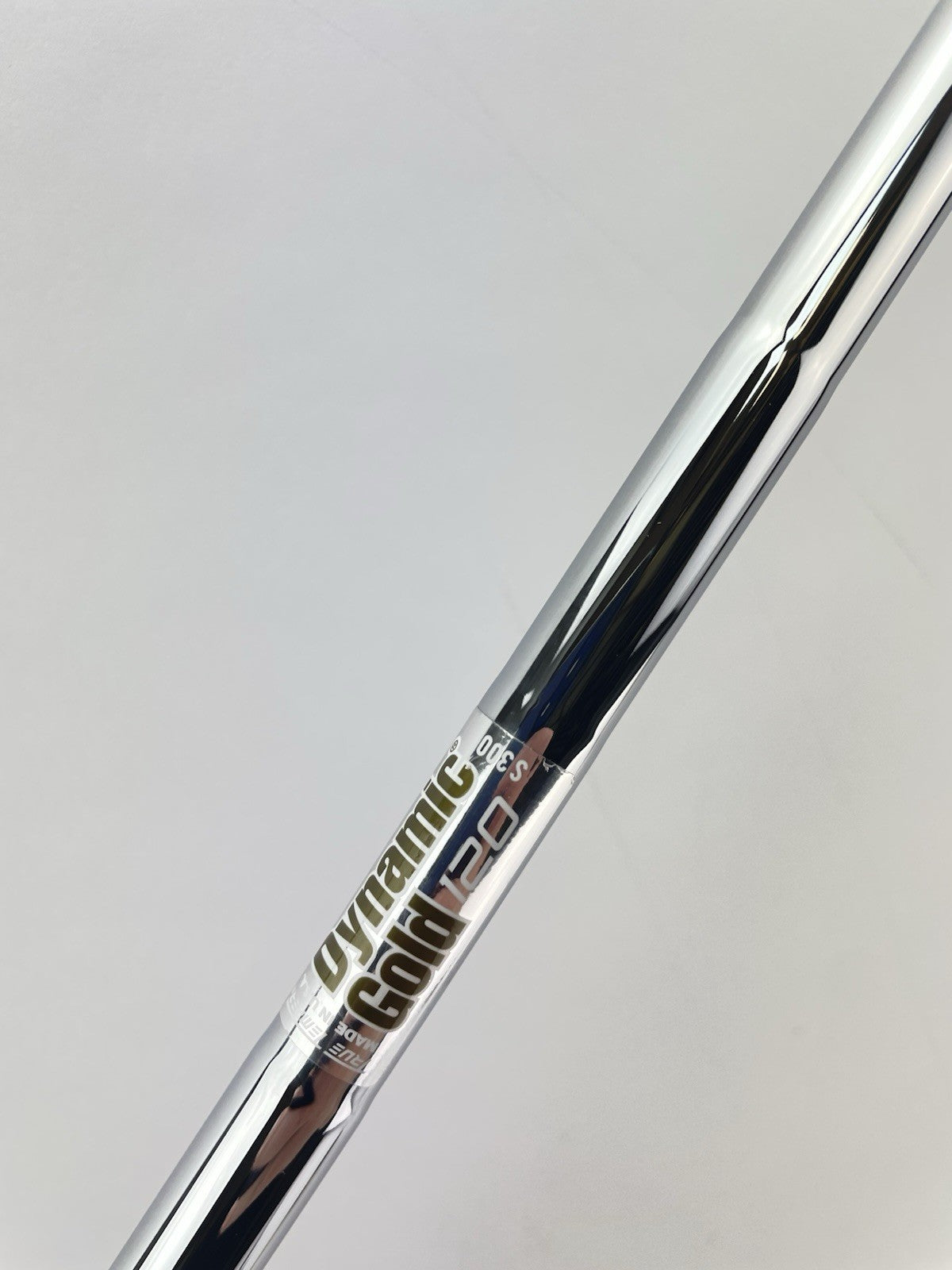 Dynamic Gold 120 Iron Shaft S300 Stiff Flex Steel 35.25” /0.355 Tapered /270995