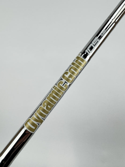 Dynamic Gold 105 Iron Shaft S300 Stiff Flex Steel 35.25” /0.355 Tapered /316860