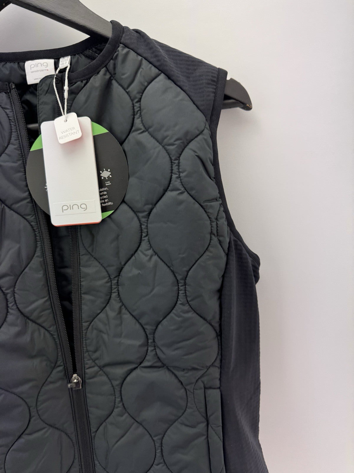 Ping Golf Ladies Gilet Seren Vest Insulated UK 6 /Collarless /Full Zip/New/280814
