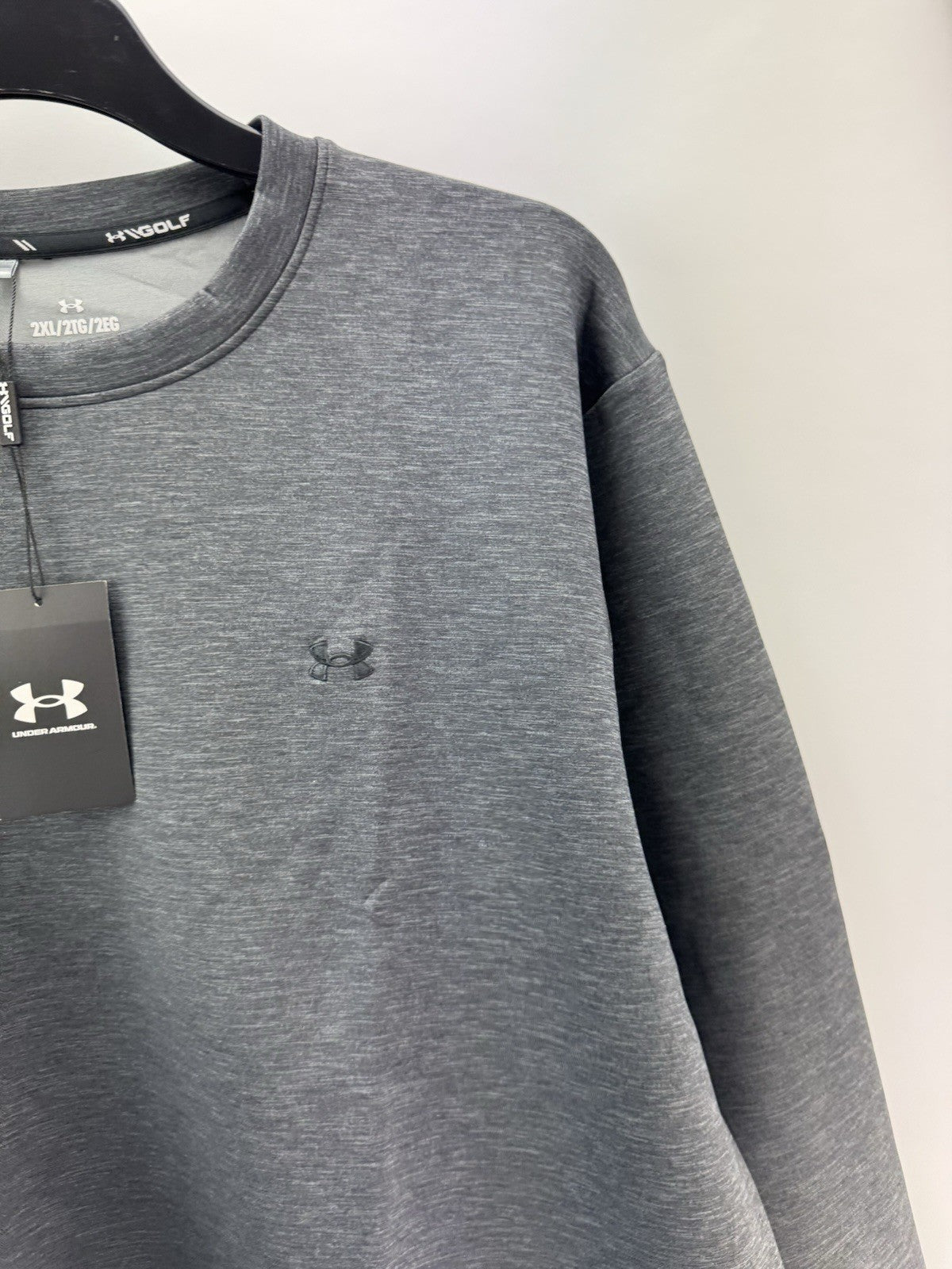 Under Armour Golf Pullover Drive Crew Midlayer UK XXL /Loose Fit /New /276504