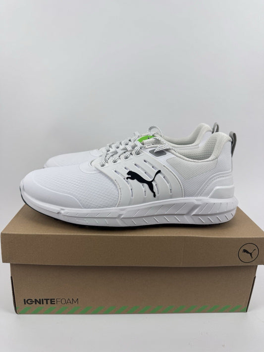 Puma Ignite Elevate 2 Tour Men's Golf Shoes Size UK 9 White Waterproof/321230