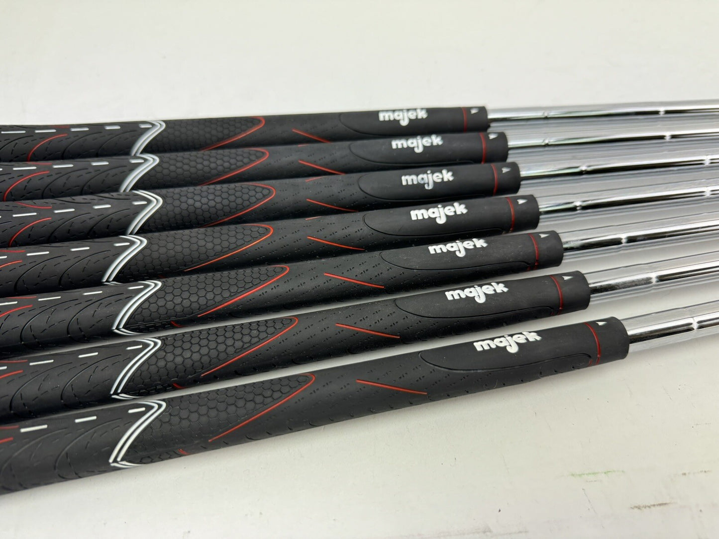 Senior Iron Shaft Set True Temper Steel (7) 0.370 Parallel /New /Grips /316751