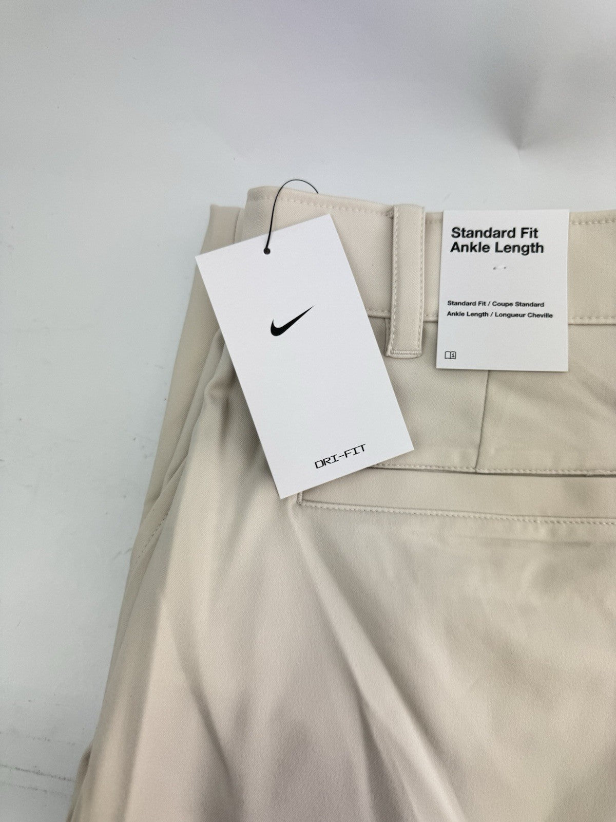 Nike Golf Trousers Dri-Fit Victory Mens W36 L32 /Cream /New /322632