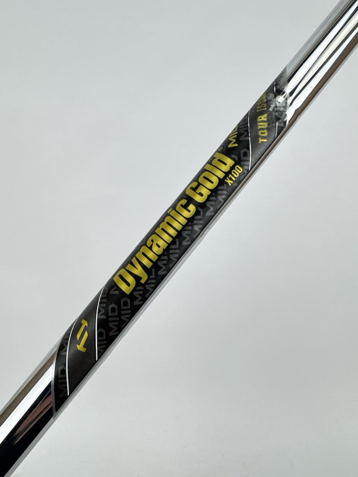 Dynamic Gold Mid Iron Shaft X100 Tour Issue X Flex Steel 34.75” /0.355 /320846