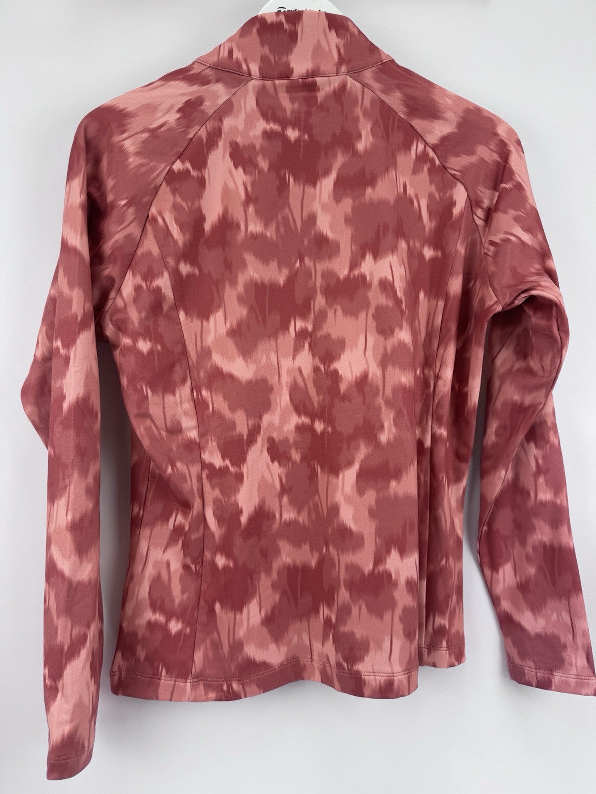 Ping Jasmine Golf Jumper Women's UK Size 8 Rose Multi Long Sleeve Zip Up/315105