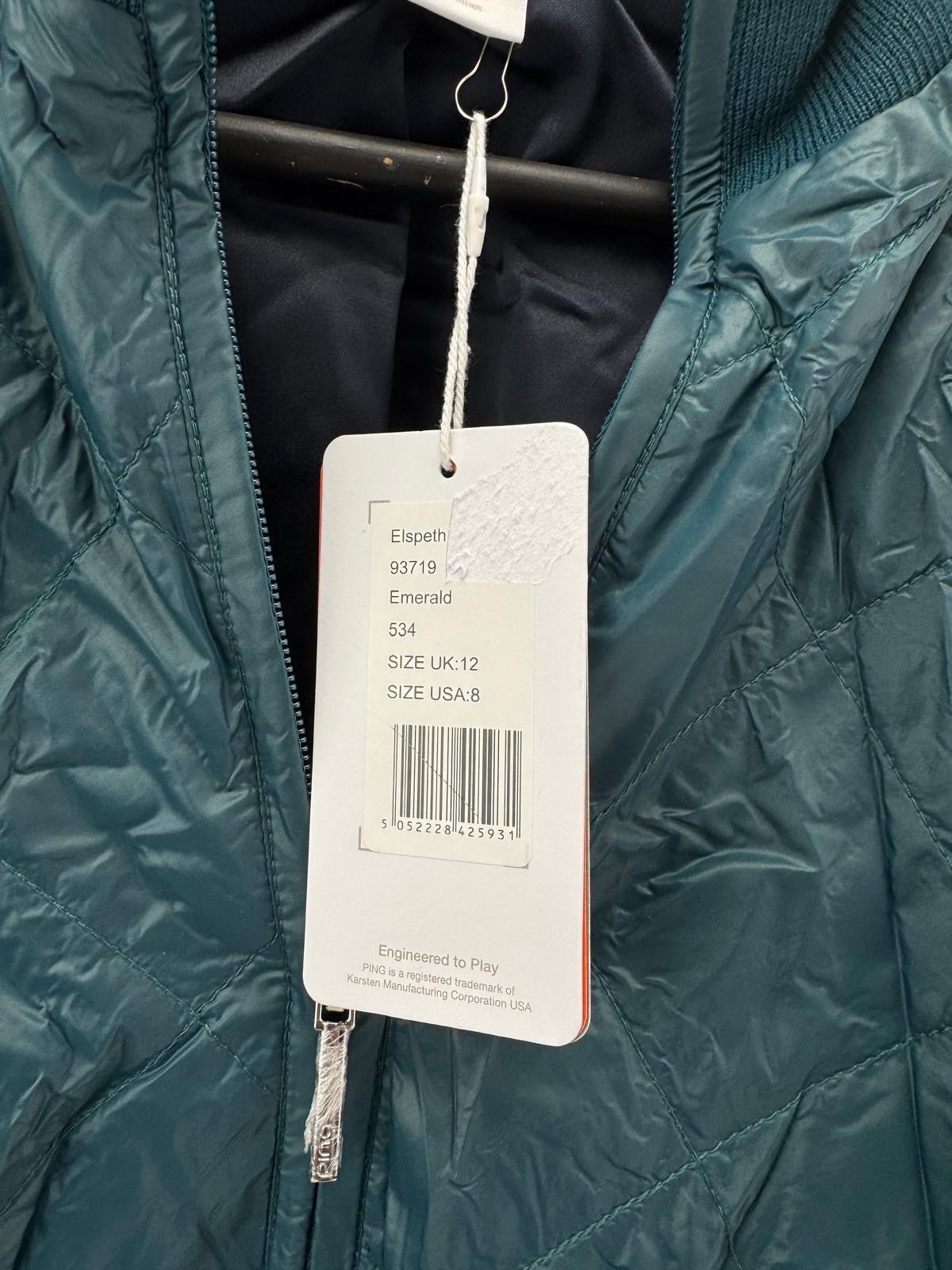 Ping Golf Ladies Jacket Elspeth Hybrid Sweater Full Zip UK 12 /New /307566