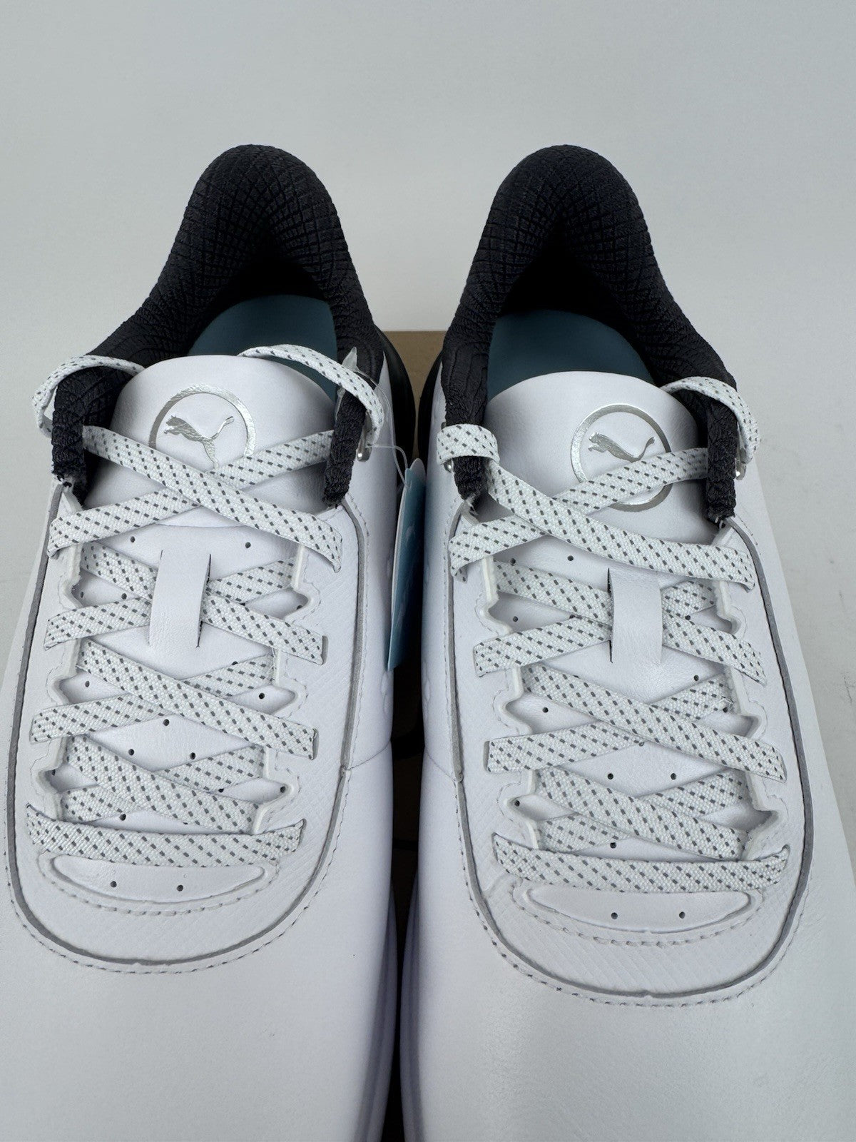 Puma Phantomcat Nitro Men's Golf Shoes Size UK 9 White Black Fluro/320378