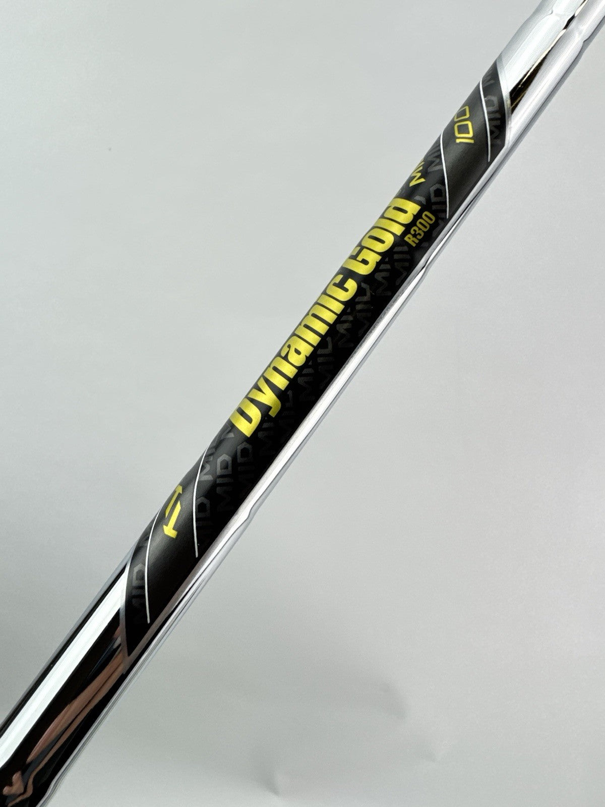 Dynamic Gold Mid 100 Iron Shaft R300 Regular Flex Steel 35.5” /0.355 /294233
