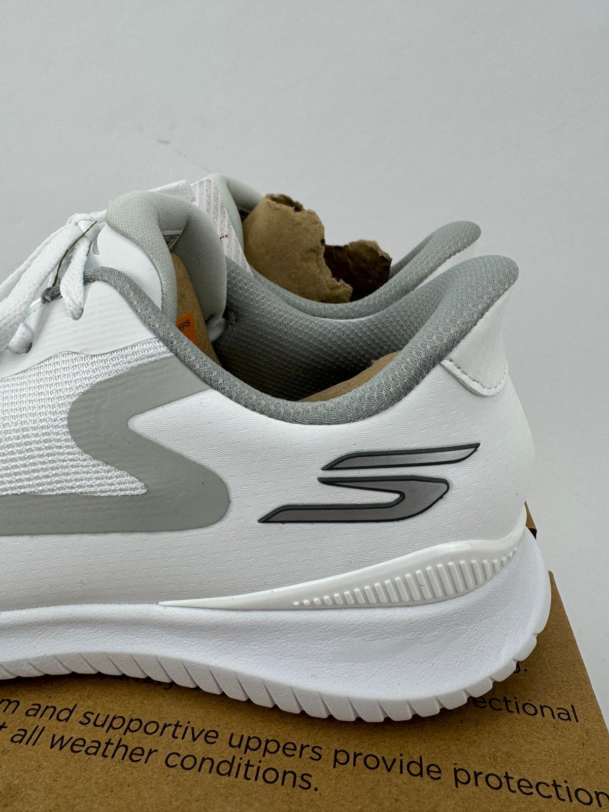 Skechers Go Golf Flight Men's Golf Shoes Size UK 7 White Slip Ins/350002