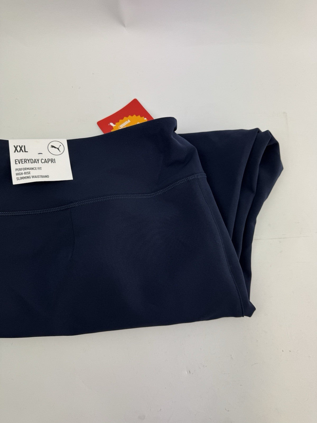 Womens Puma Golf Everyday Capri Trousers Navy Size UK XXL High-Rise /300887