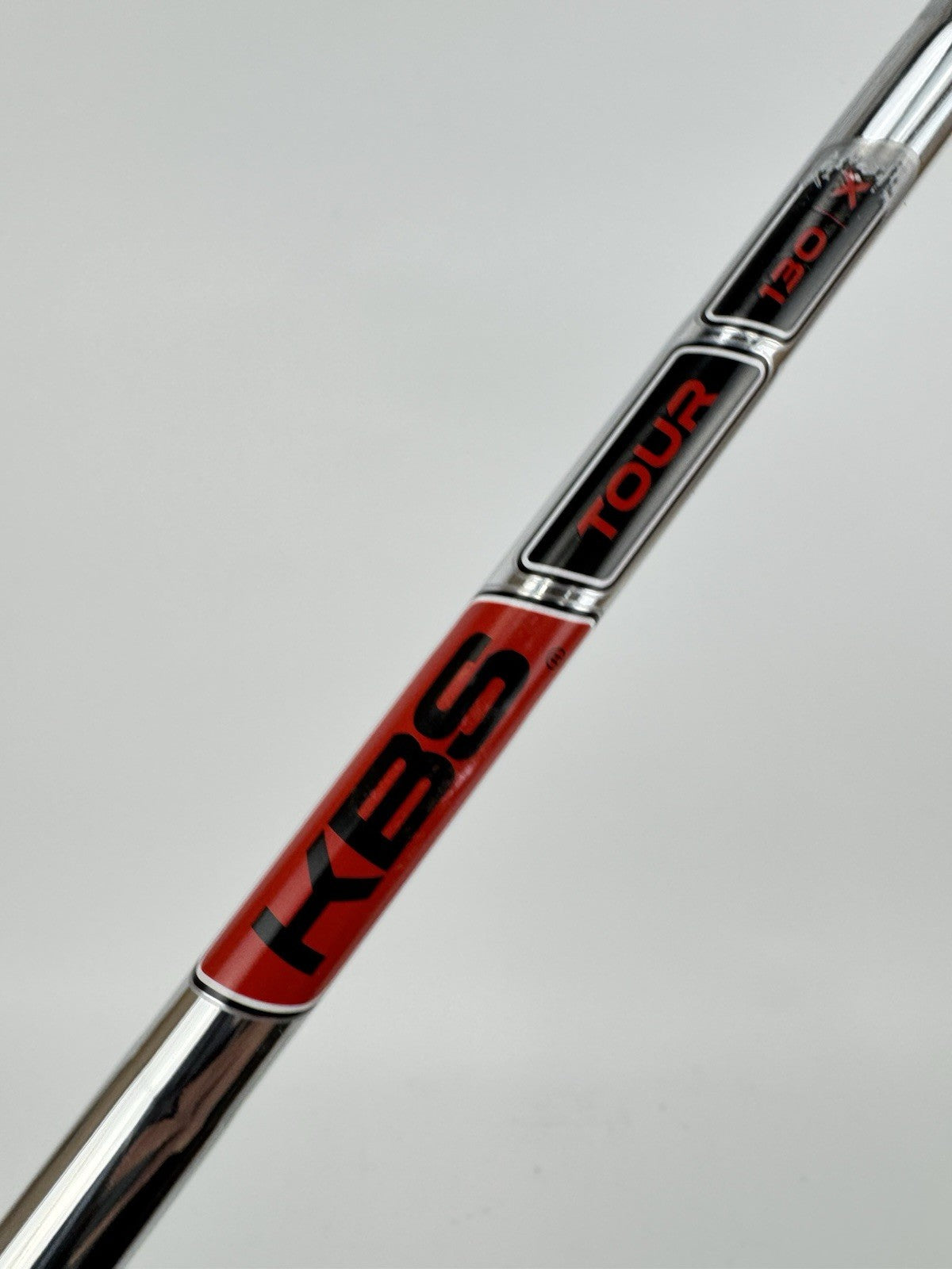 KBS Tour 130 Iron Shaft X Flex Steel 35.25” /0.355 Tapered /316931