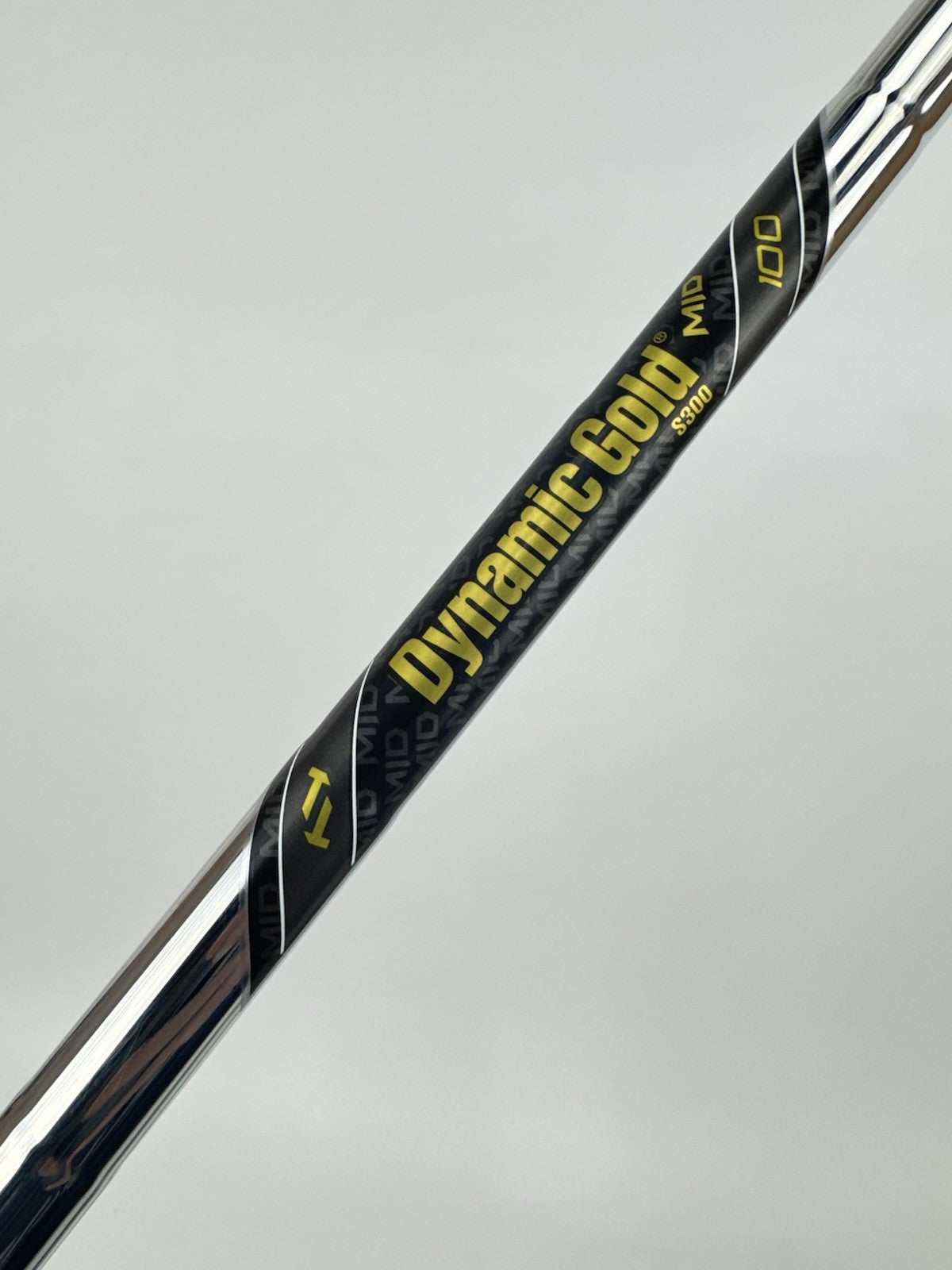 Dynamic Gold Mid 100 Iron Shaft S300 Stiff Flex Steel 35.5”/0.370 Parallel/317482