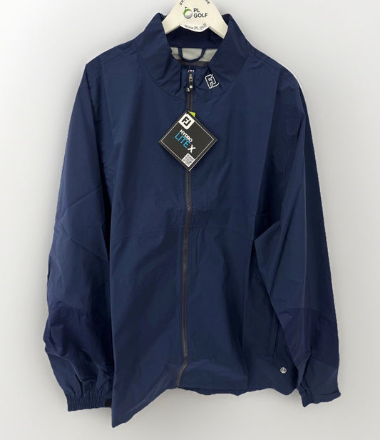 FootJoy HydroLite X Jacket Men's Small Navy Golf Rainwear PFC Free/337590