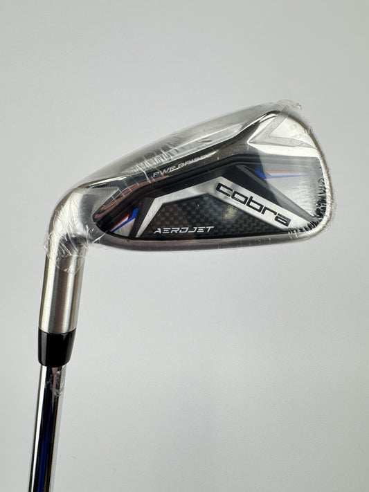 Cobra Aerojet 4 Iron Left Handed 18.5* KBS Tour Regular Flex Steel /New /326550