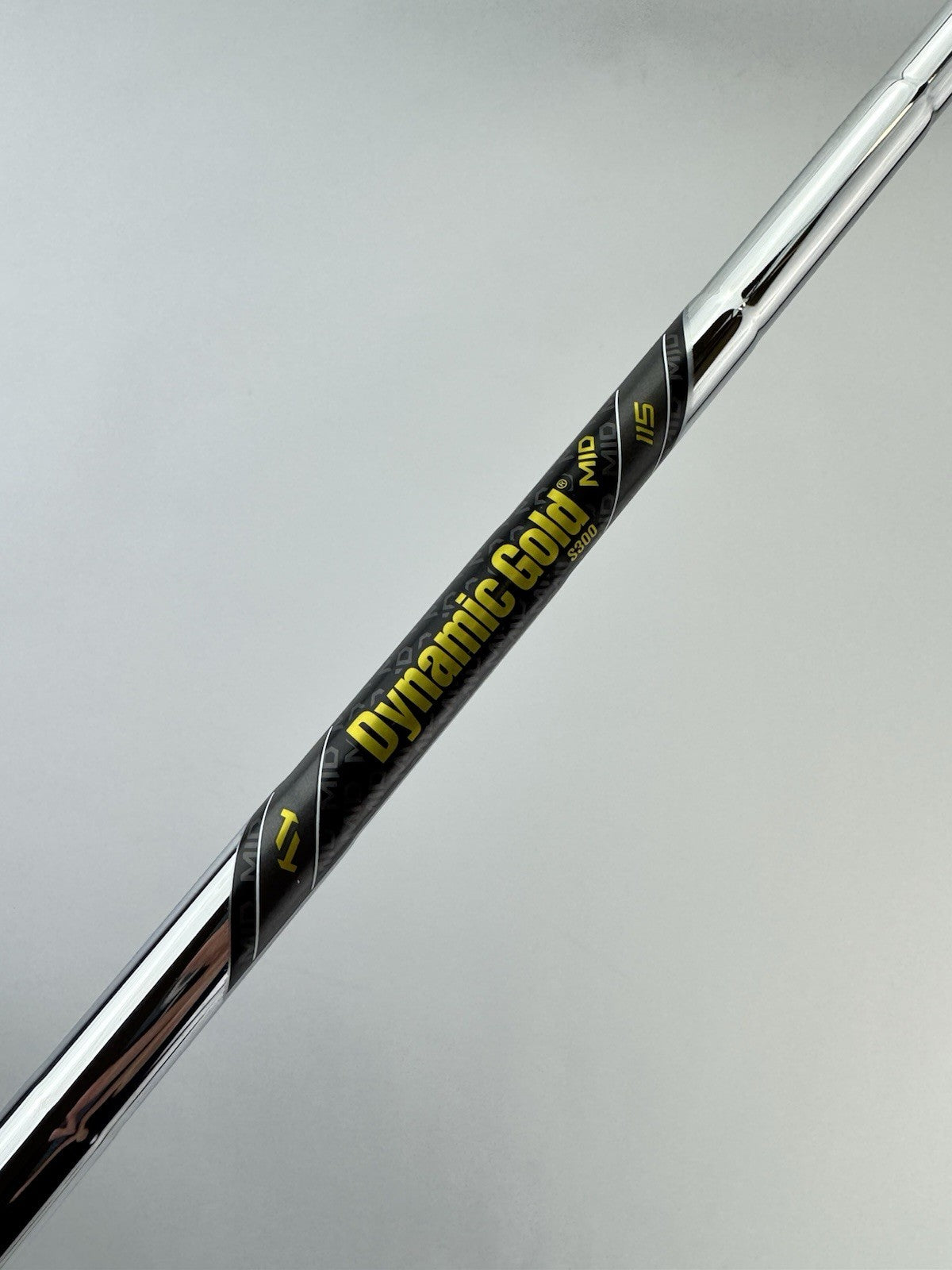Dynamic Gold Mid 115 Iron Shaft Stiff Flex Steel 35.5” /0.355 Tapered /306310