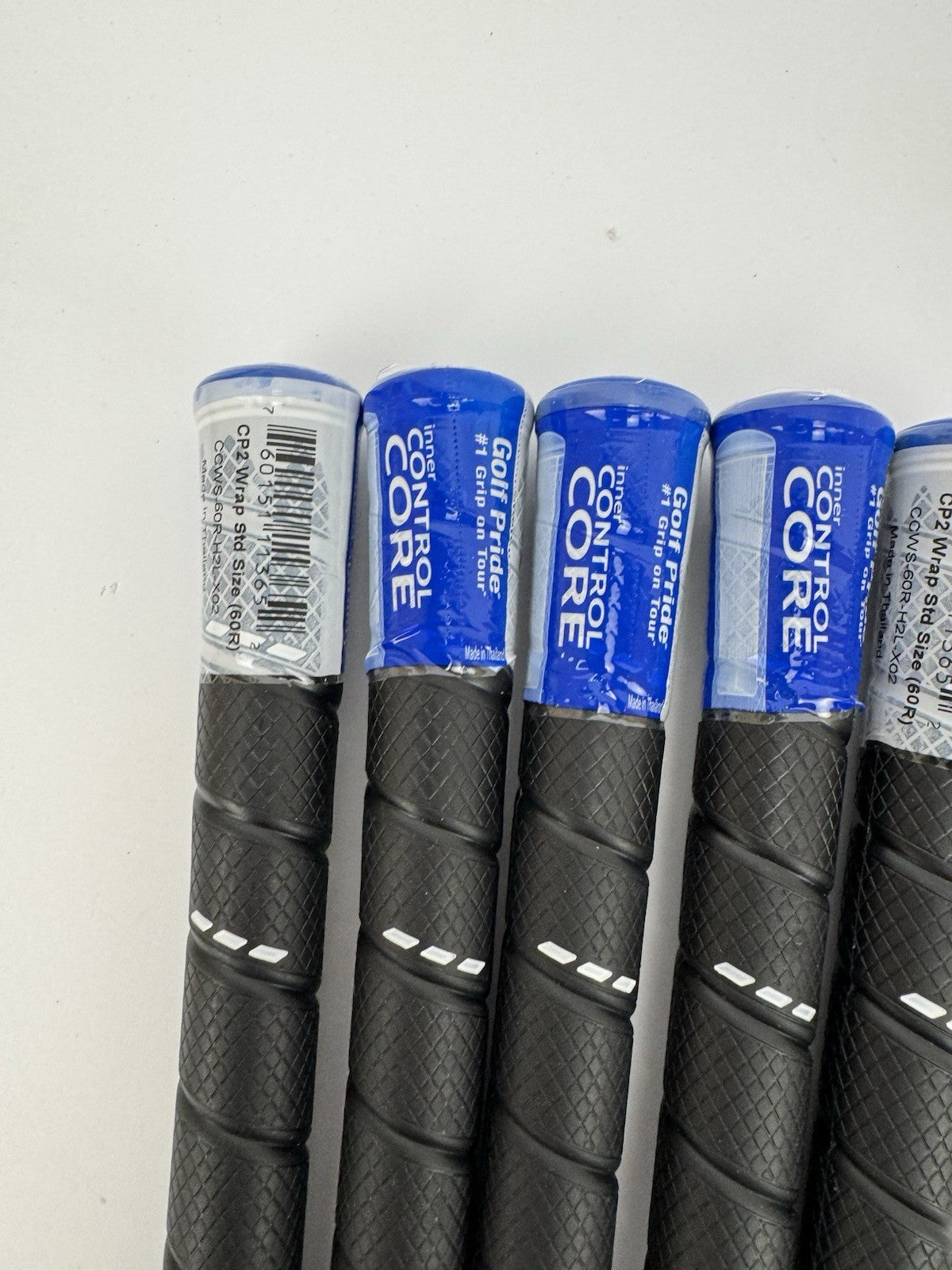 Golf Pride CP2 Wrap Golf Grips (5) Men’s Standard /Black/Blue /New /345045