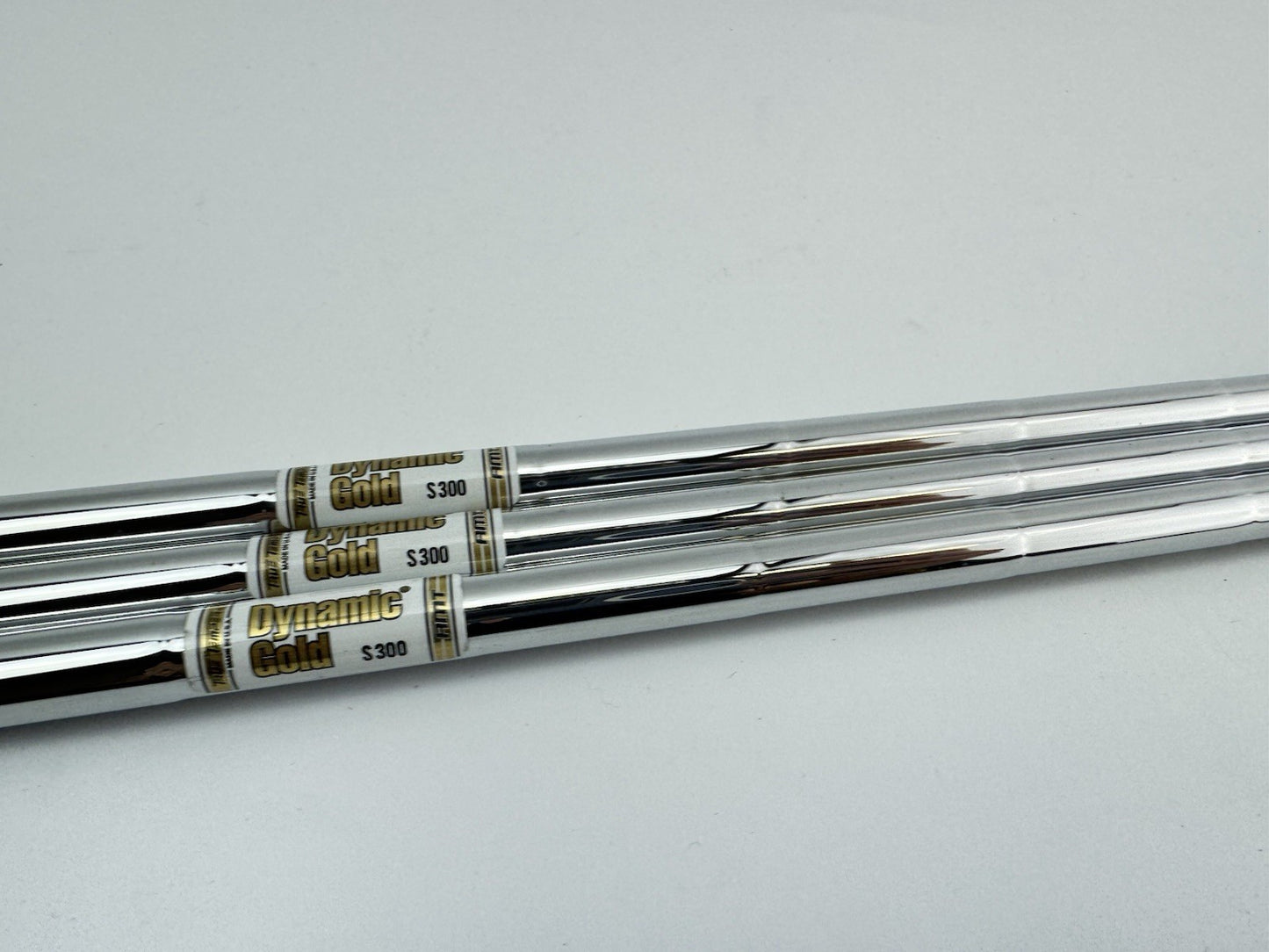 Dynamic Gold AMT Wedge Shaft Set (3) S300 Stiff Steel 0.355 Tapered /289573