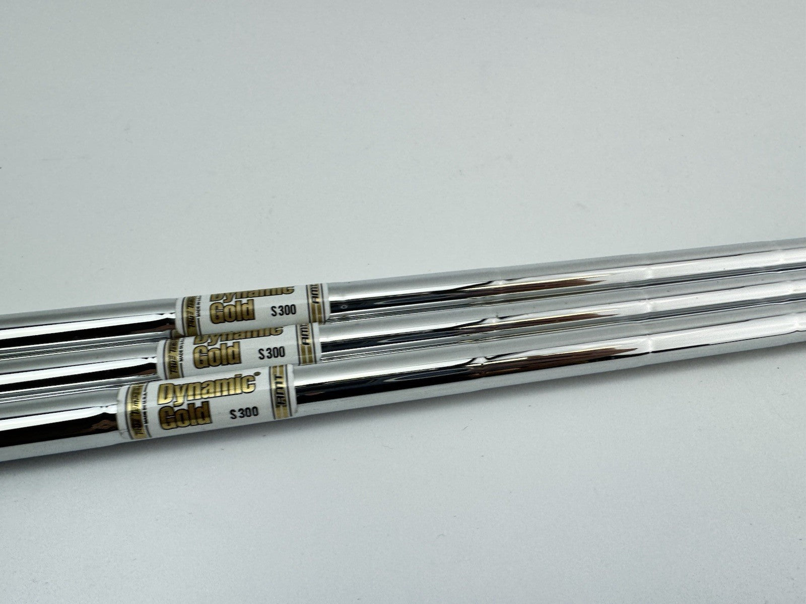 Dynamic Gold AMT Wedge Shaft Set (3) S300 Stiff Steel 0.355 Tapered /289573