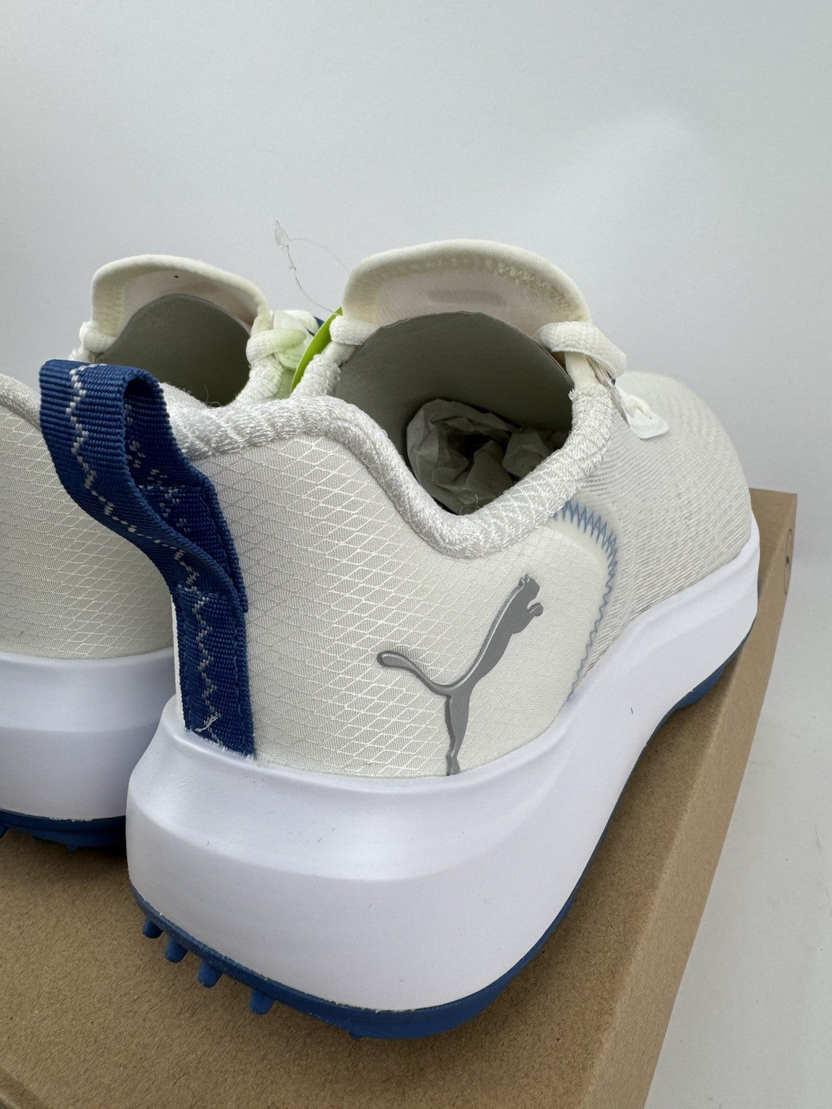 Puma Fusion Crush Sport Women's Trainers Size 6 UK White Blue Breathable/321156