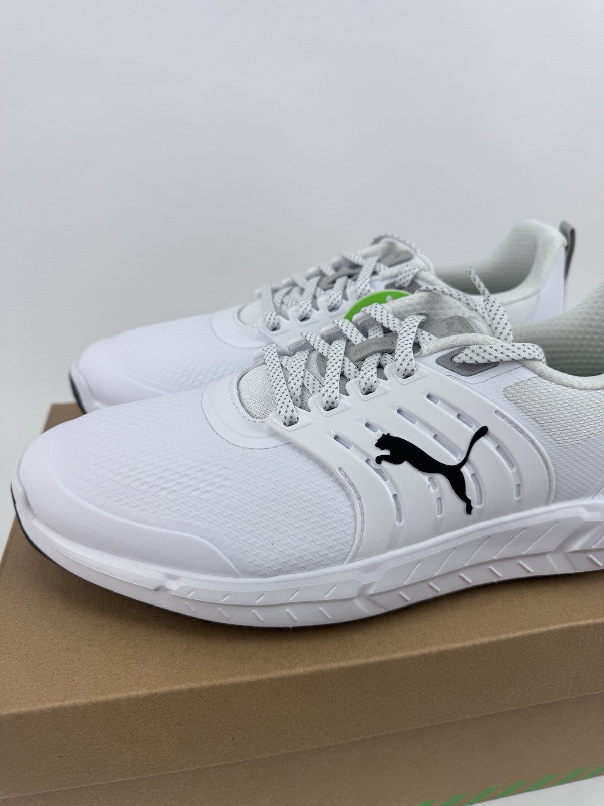 Puma Ignite Elevate 2 Tour Men's Golf Shoes Size UK 8.5 White Waterproof/319257