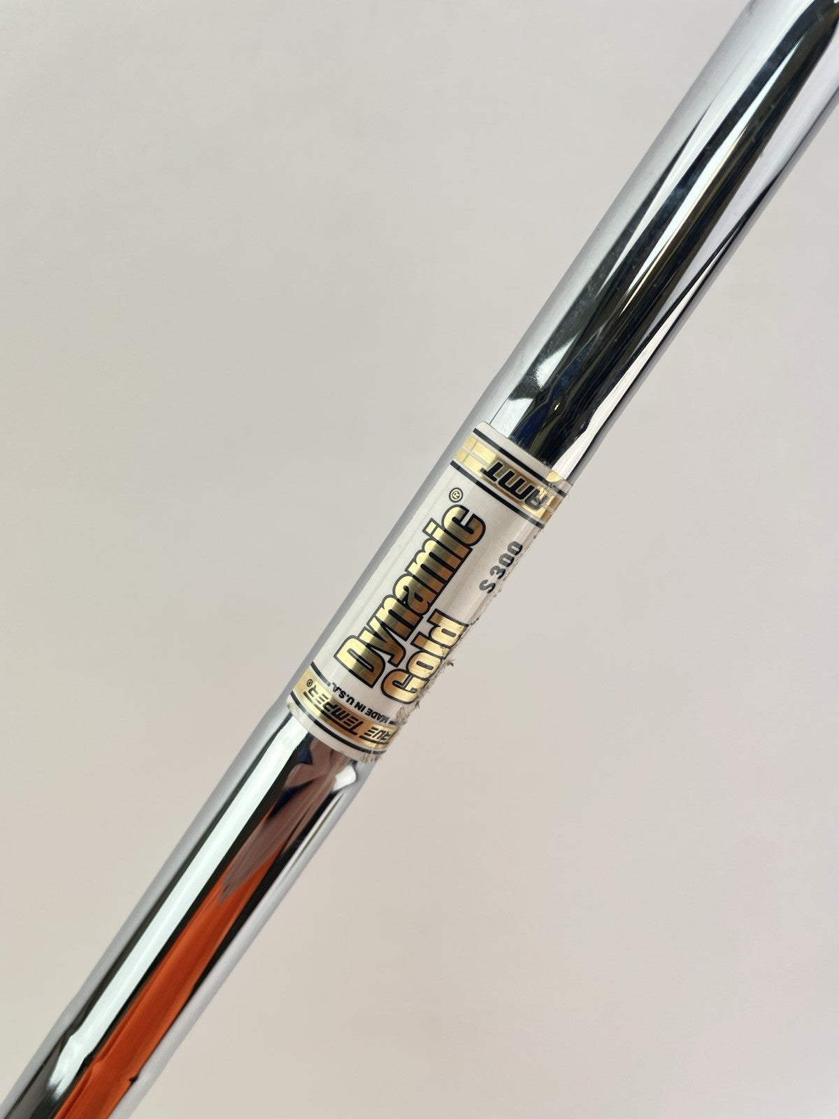 Dynamic Gold AMT Iron Shaft S300 Stiff Flex Steel 35.25 /0.355 Tapered /268944