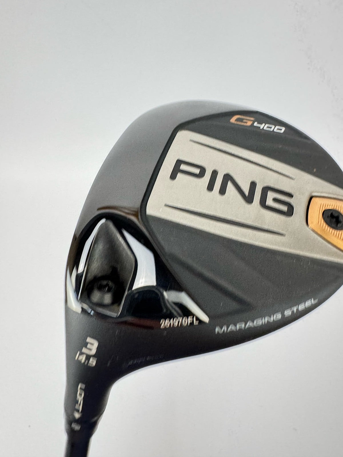 Ping G400 3 Wood Left Handed 14.5* Hzrdus Hand Crafted 6.0 Stiff Graphite/366511