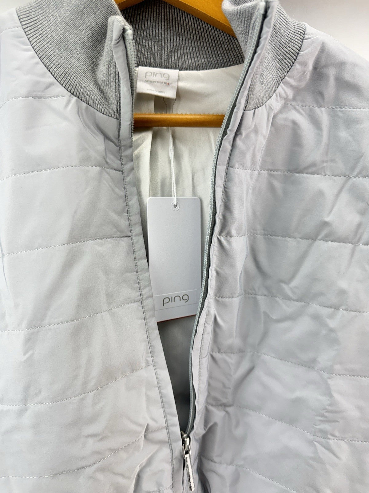 Ping Ladies Golf Jacket Breanna Hybrid Sweater Full Zip UK 10 /New /212074