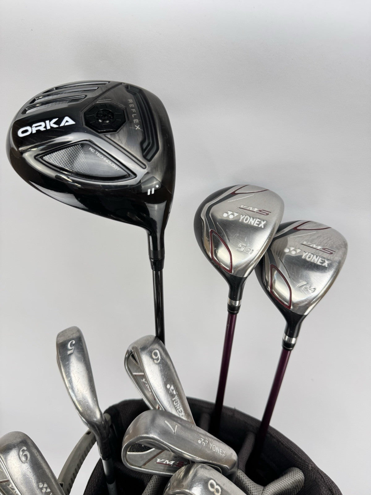 Yonex Ladies Package Set 12 Clubs /Graphite /Right /Bag /New Grips /355714