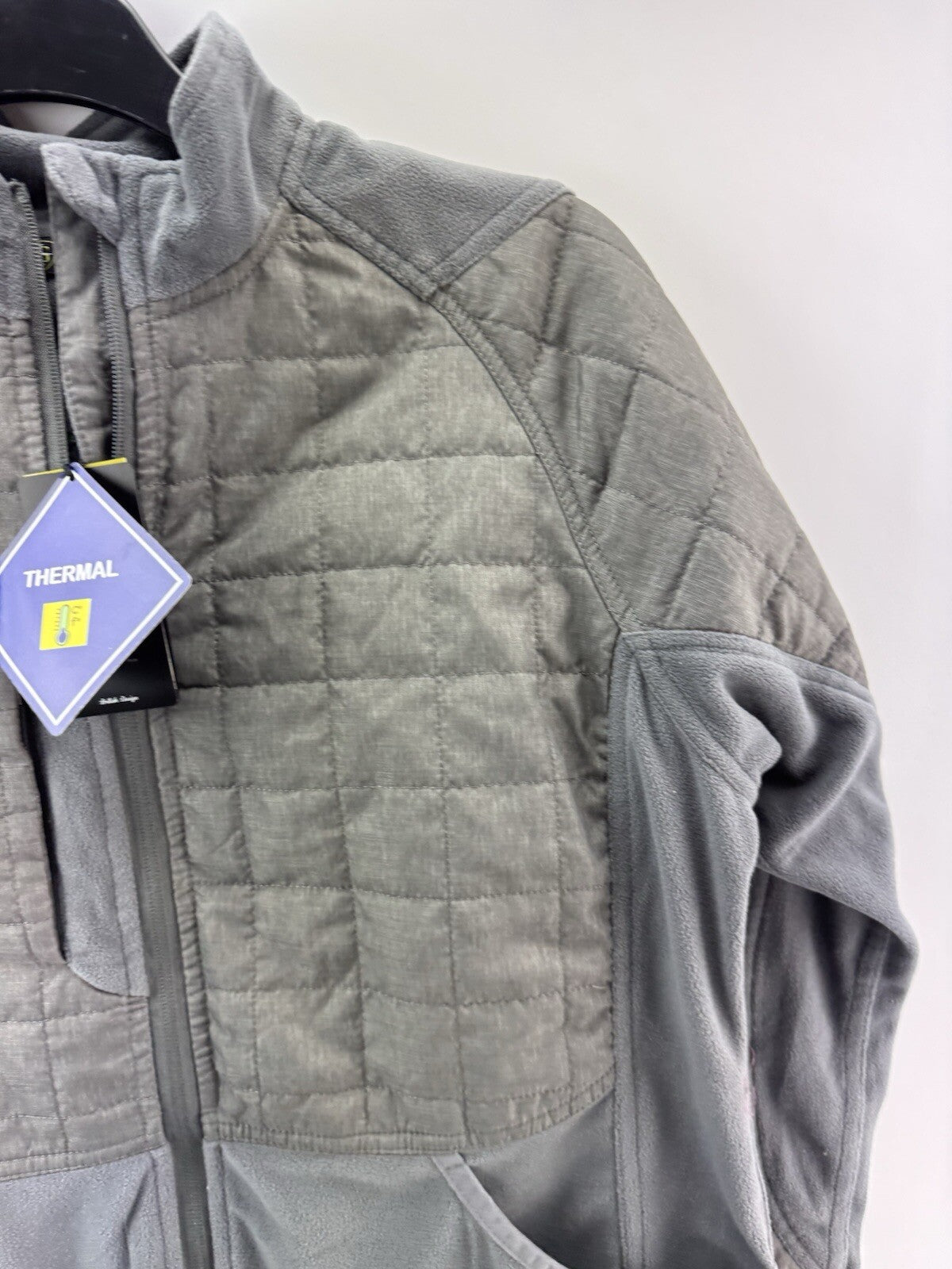 Island Green Women’s Jacket Thermal Lightly Padded UK 16 /Grey /New /218194