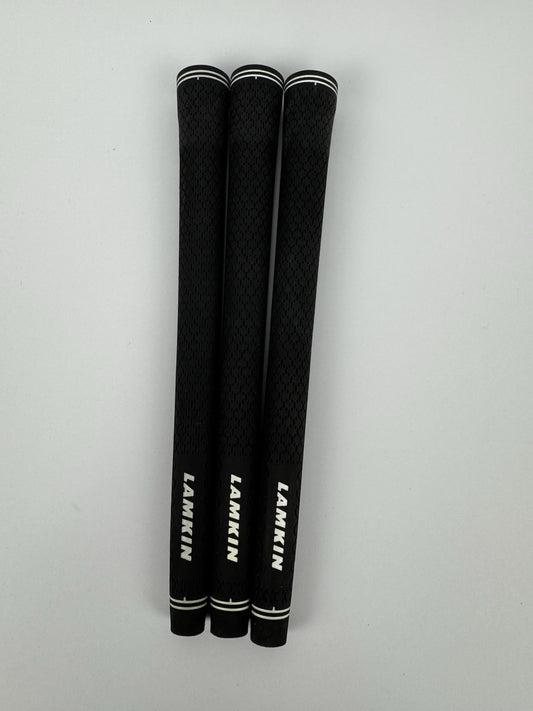 Lamkin Midsize Golf Grips (3) Across Connect Compatible/Black/New /312900