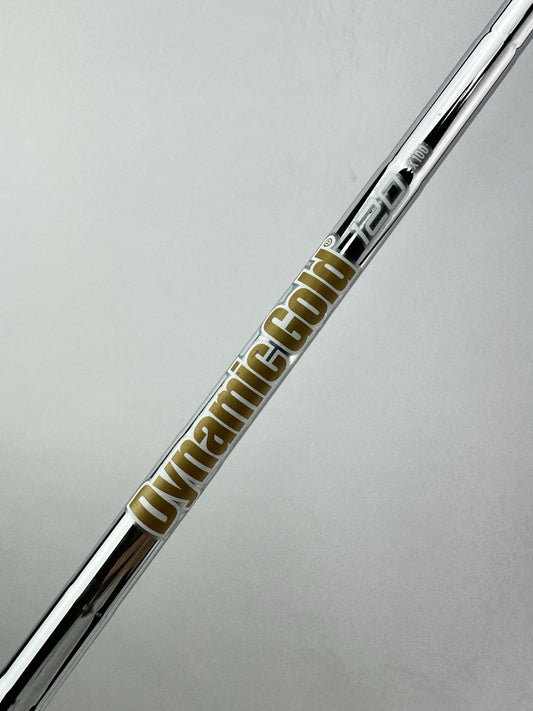 Dynamic Gold 120 Iron Shaft X100 Extra Stiff Flex Steel 35.25” /0.355 /260490