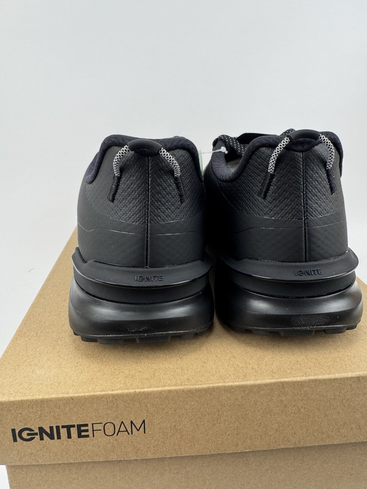 Puma IGNITE Elevate X Golf Shoes Men's Size UK 8 Black Waterproof/323314
