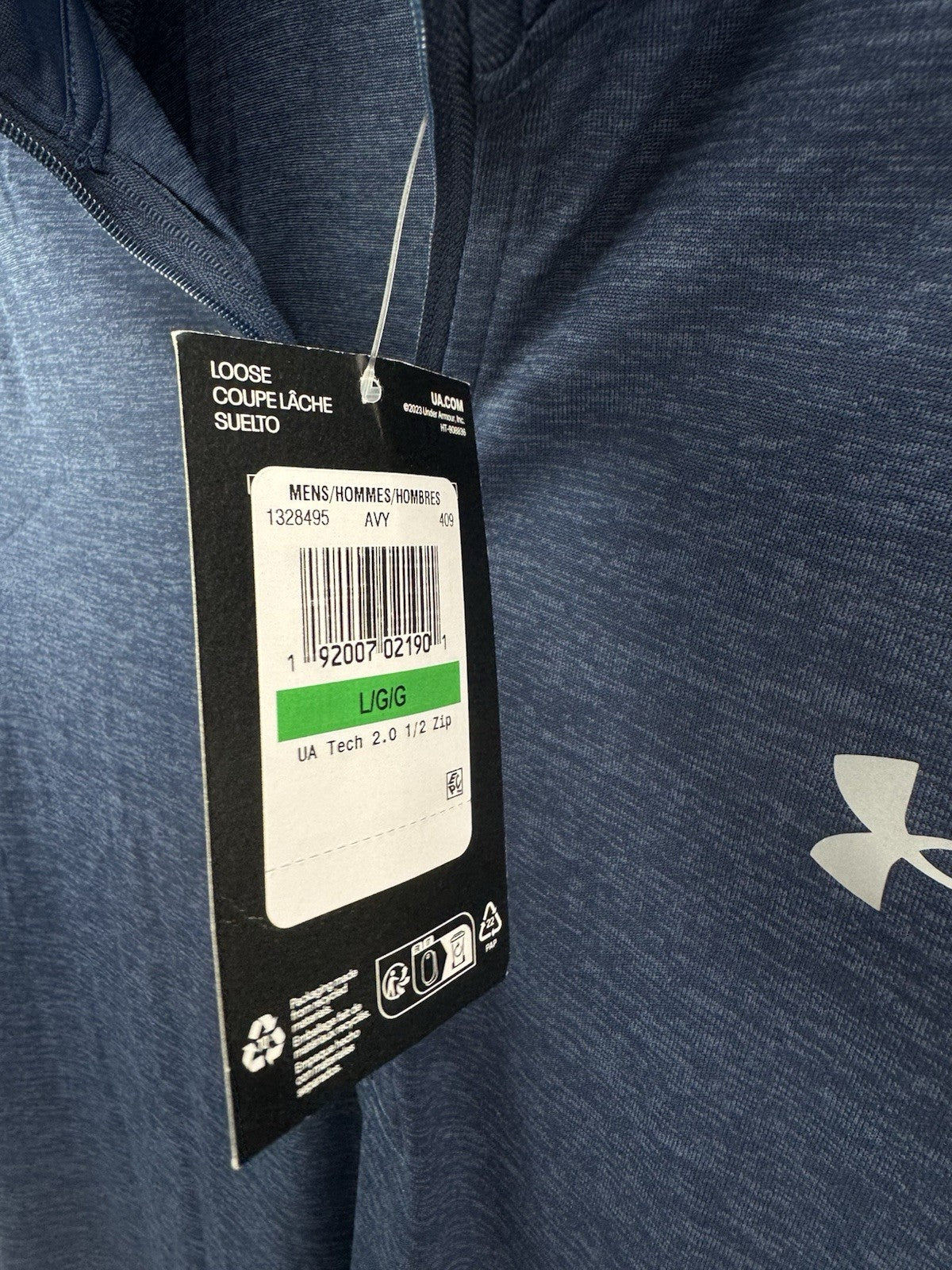 Under Armour Golf 1/2 Zip Tech 2.0 Pullover Lightweight UK Large /New /276577