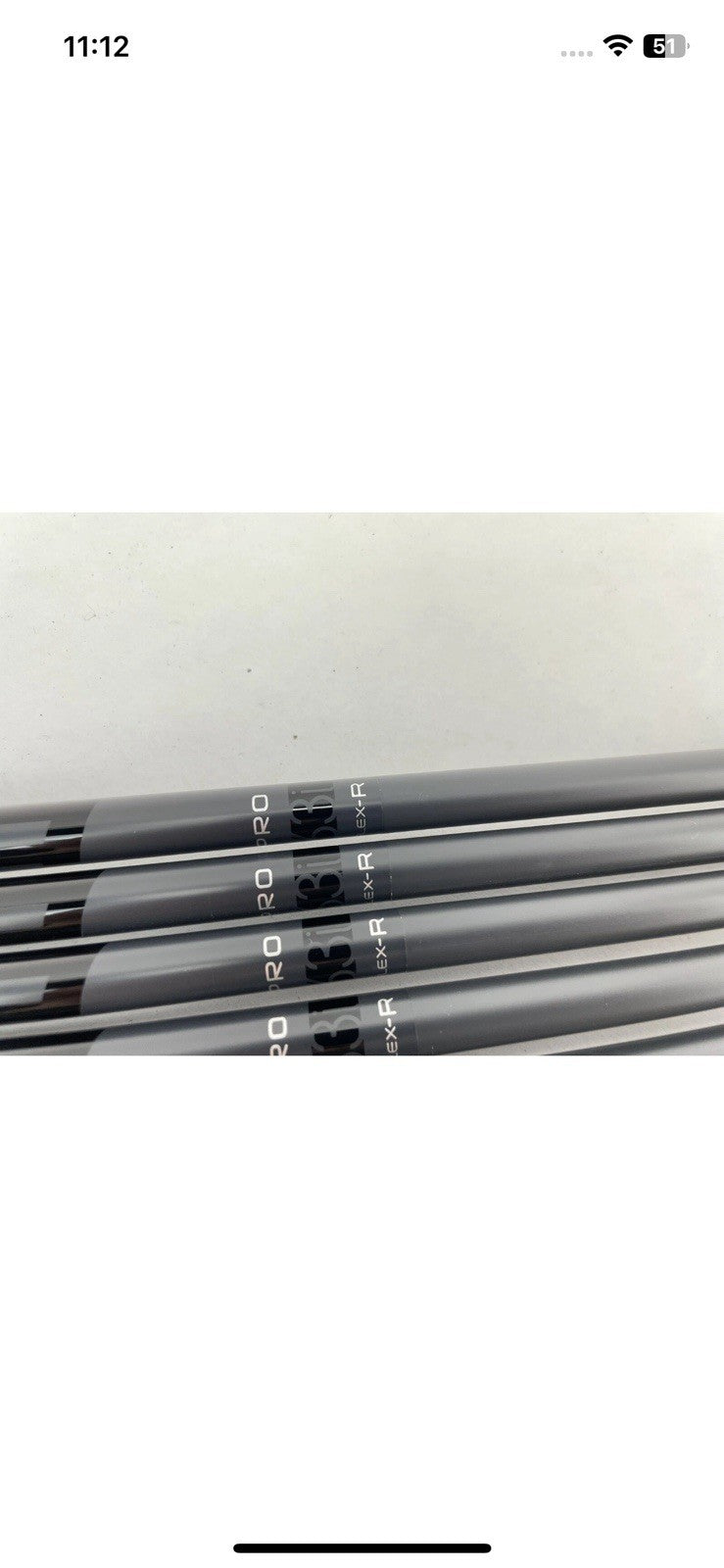 Fujikura Pro 63i Iron Shaft Set (10) Regular Flex Graphite/0.370 Parallel/New8