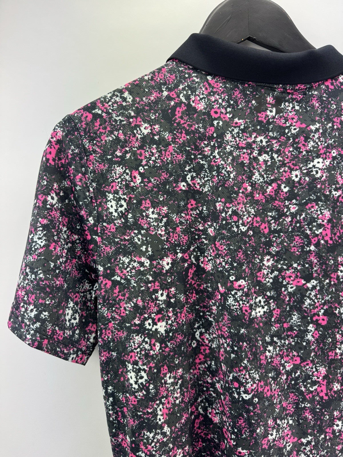 Juniors Boys Under Armour Floral Speckle Golf Polo Shirt Size UK Large /309826