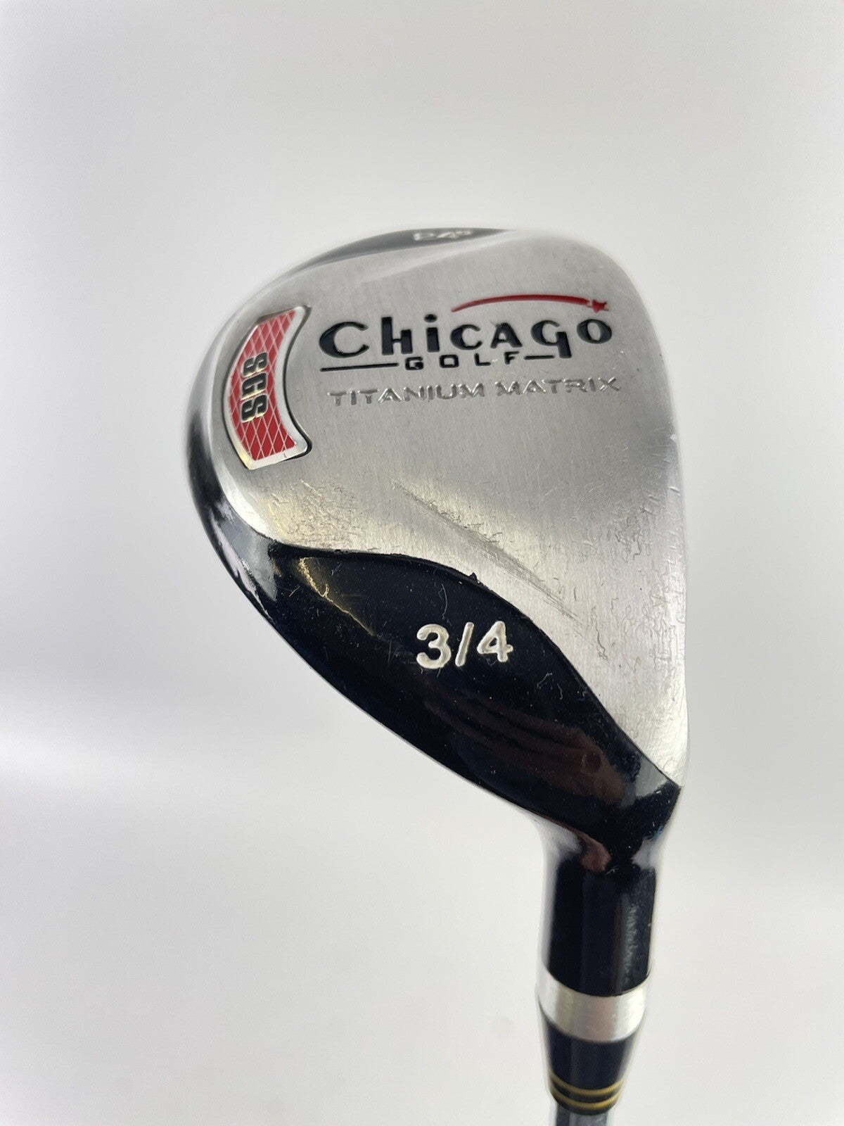 Chicago Golf 3/4 Hybrid 24° Regular Flex Steel/ Great Condition/ Right Hand/35121