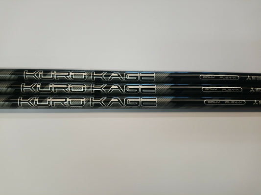 3 x Mitsubishi Rayon Kuro Kage 80 Hybrid Shafts Extra Stiff 42" 0.370 /3KKX420