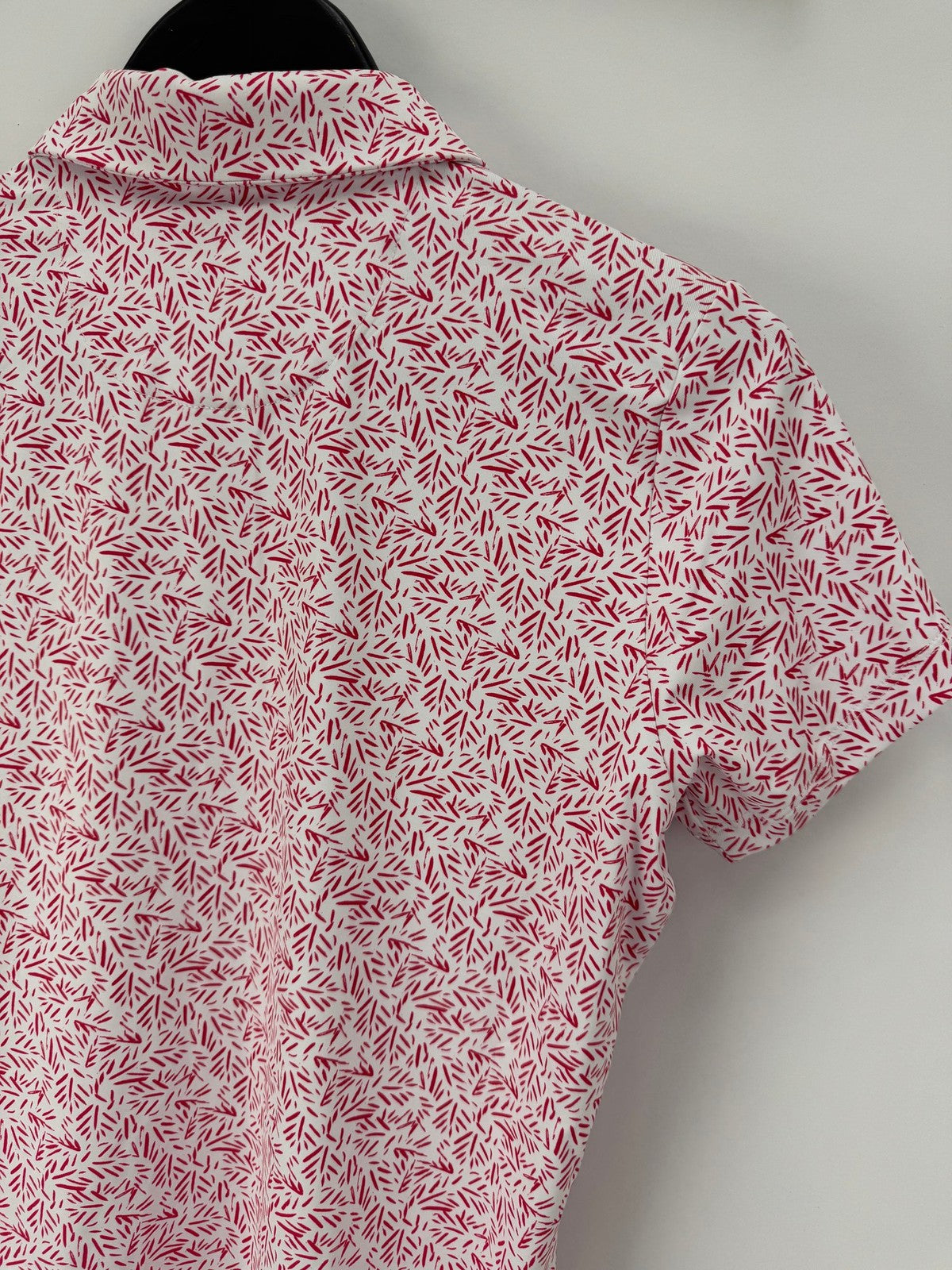 Ping Aeria P93782 Women's Golf Polo Shirt Size UK 14 Fuchsia Foliage/354016