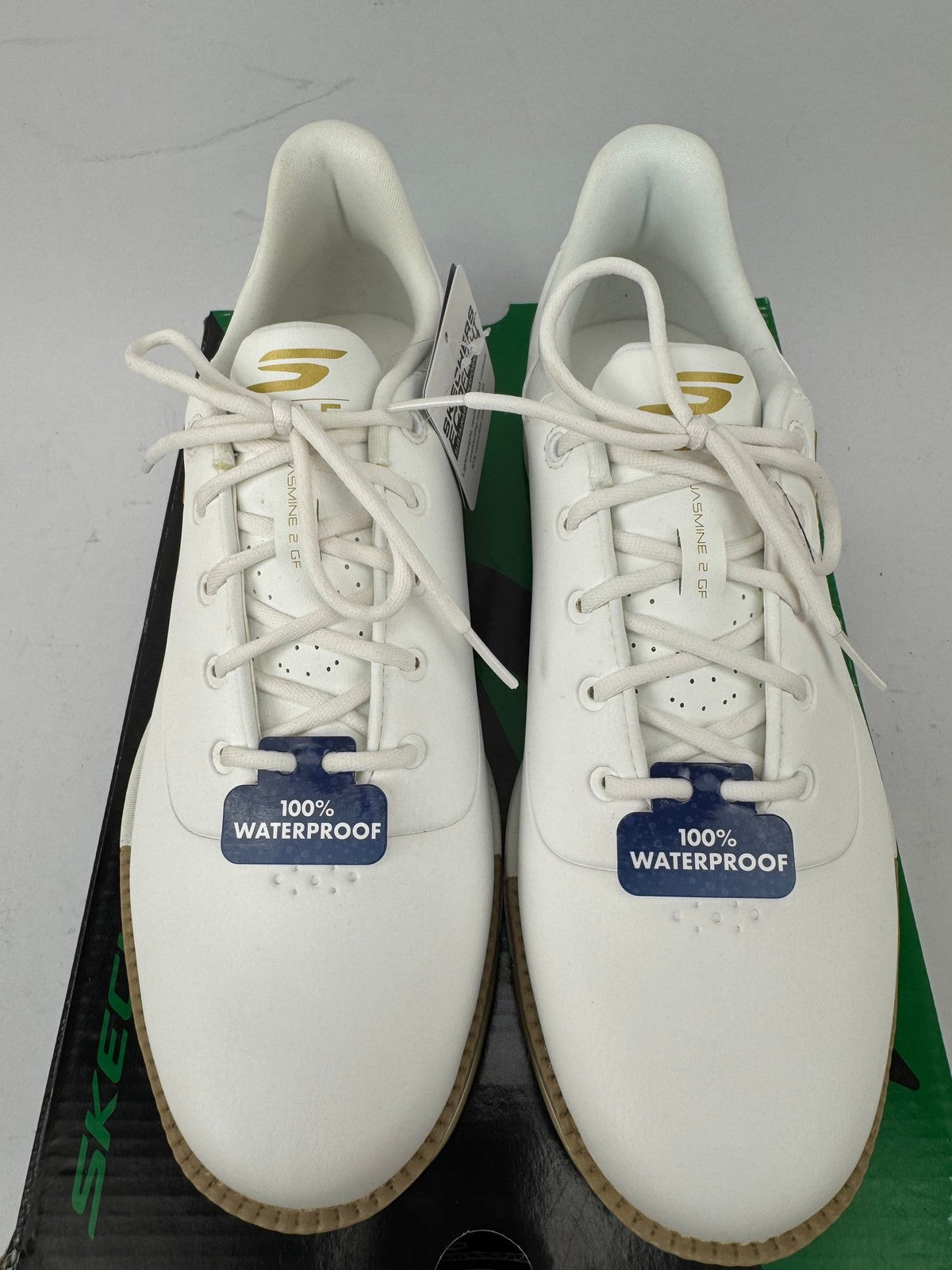 Skechers Go Golf Jasmine 2 GF Women's Size UK 6.5 White Gold Waterproof/349975