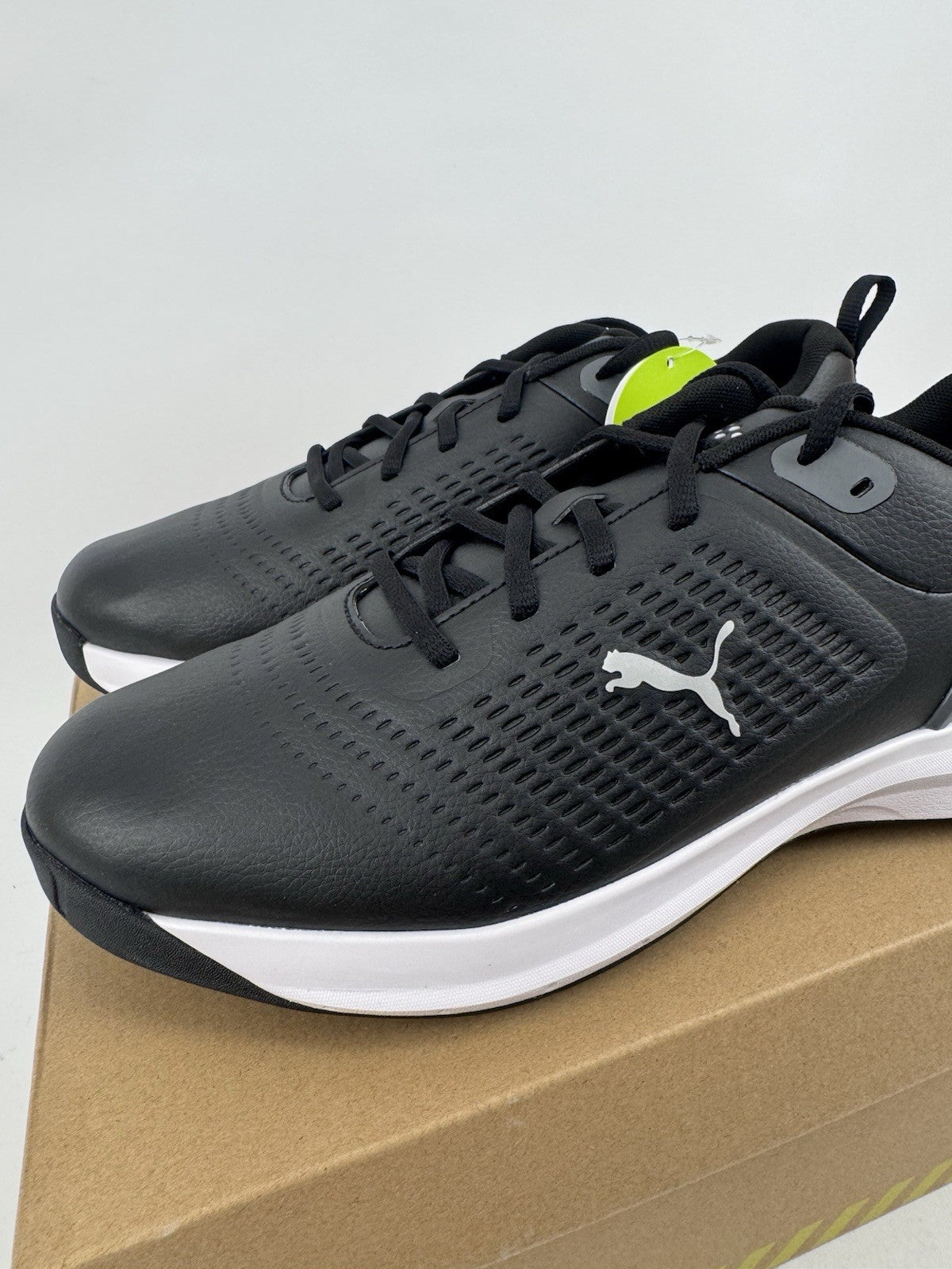 Puma Fusion Plus Spiked Golf Shoes Men's Size UK 9.5 Black Waterproof/320302