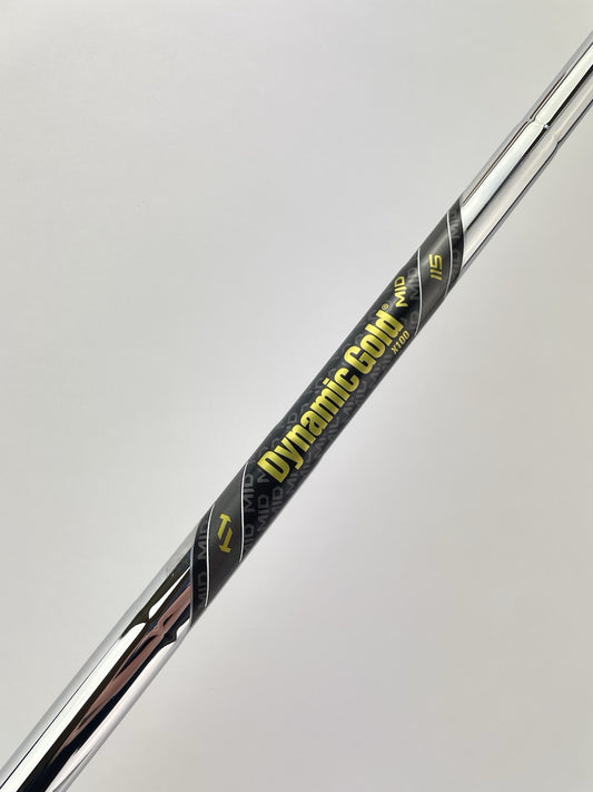 Dynamic Gold Mid 115 Iron Shaft X100 X Flex Steel 35” /0.355 Tapered /296040