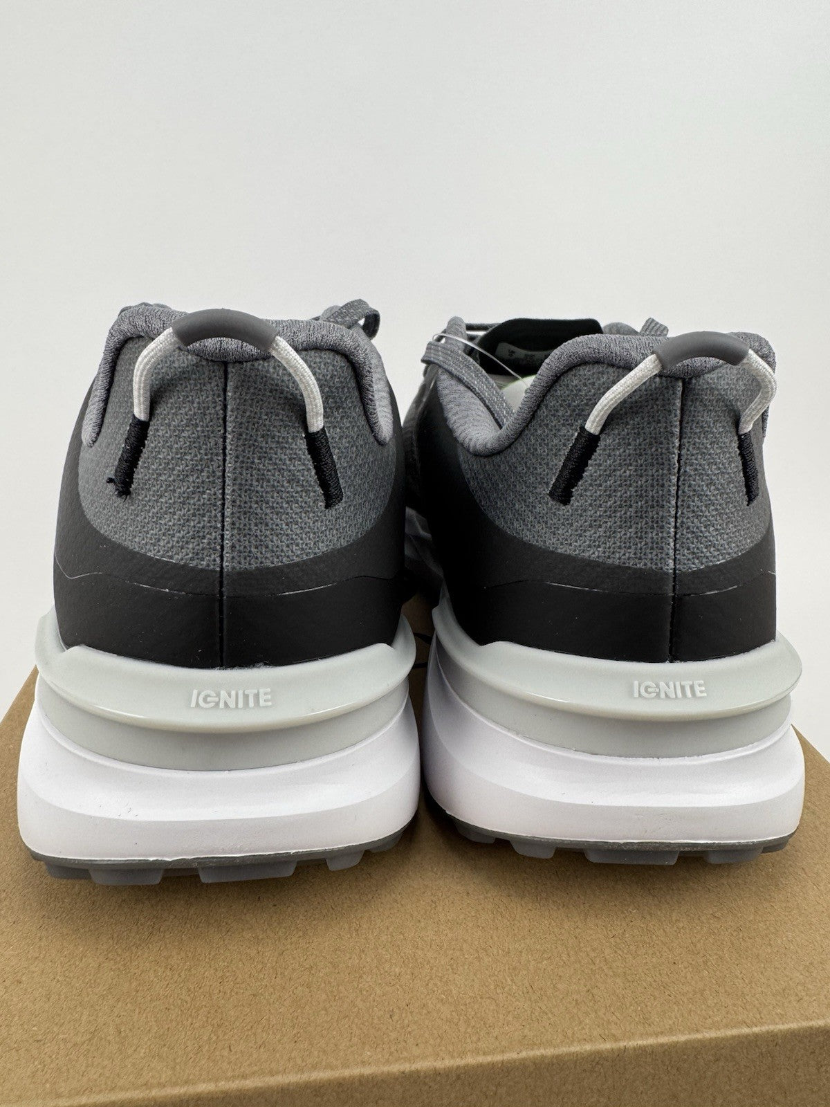 Puma Ignite Elevate X Men's Golf Shoes Size UK 8 Slate Black Ash Grey/321643