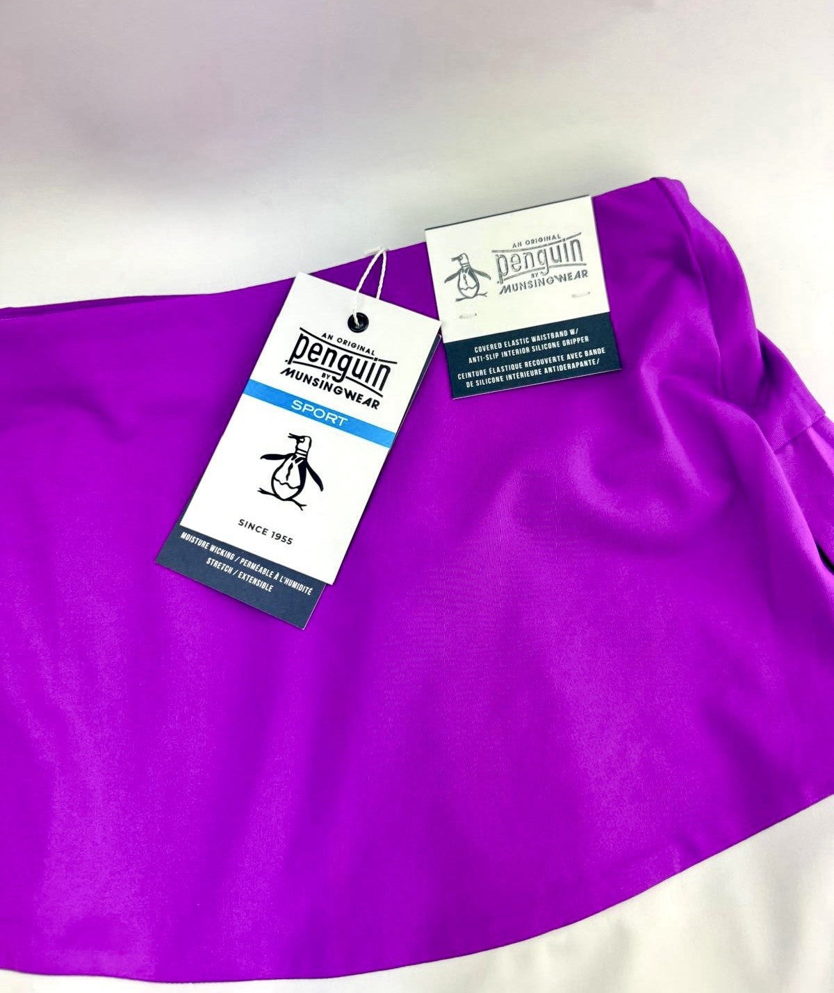 Women’s Original Penguin Colour Block Pleated Skort Size Large Brand New/300454