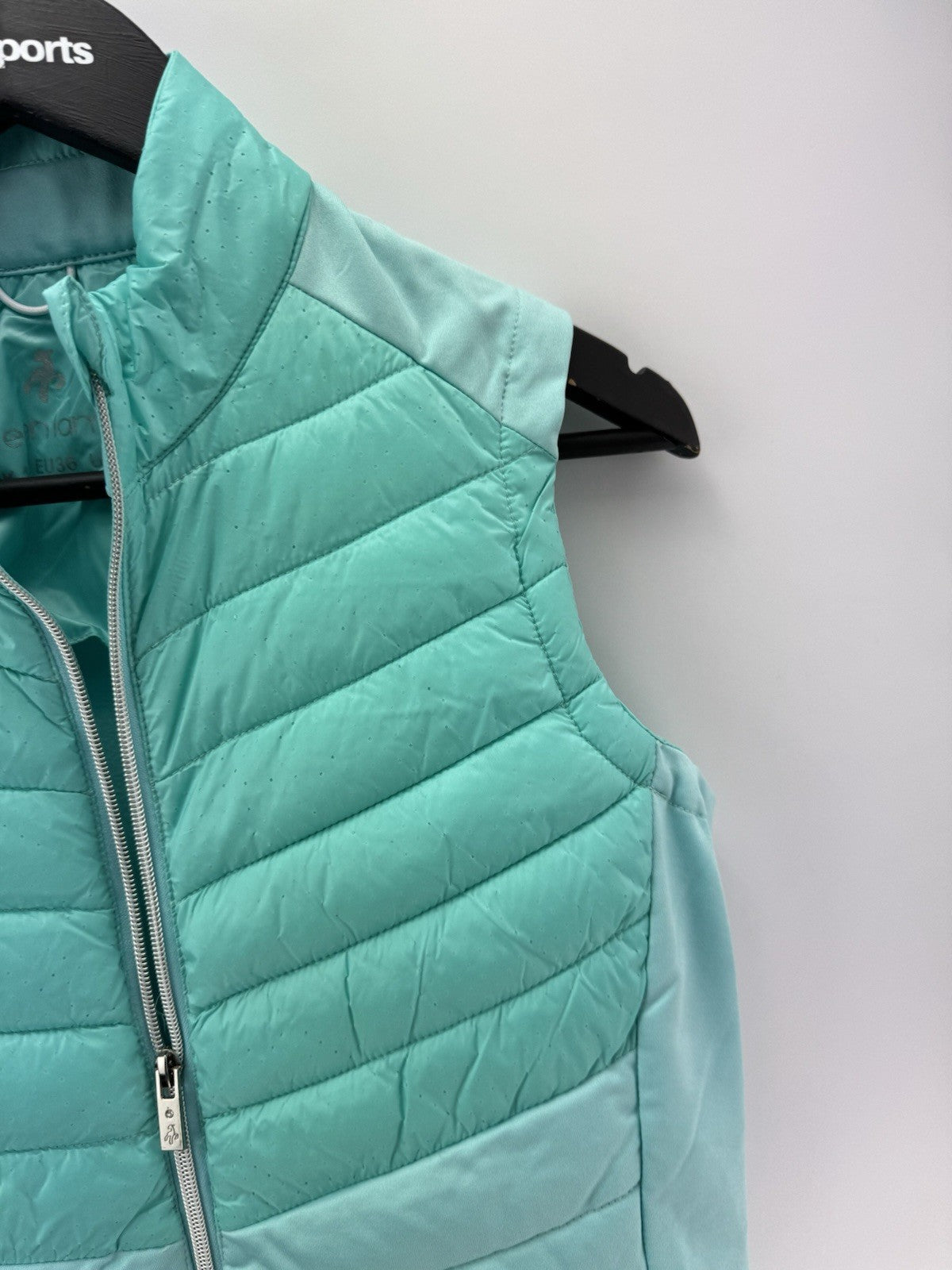 Green Lamb Golf Womens Gilet Thermal Windproof UK 10 /Aqua /New /298134