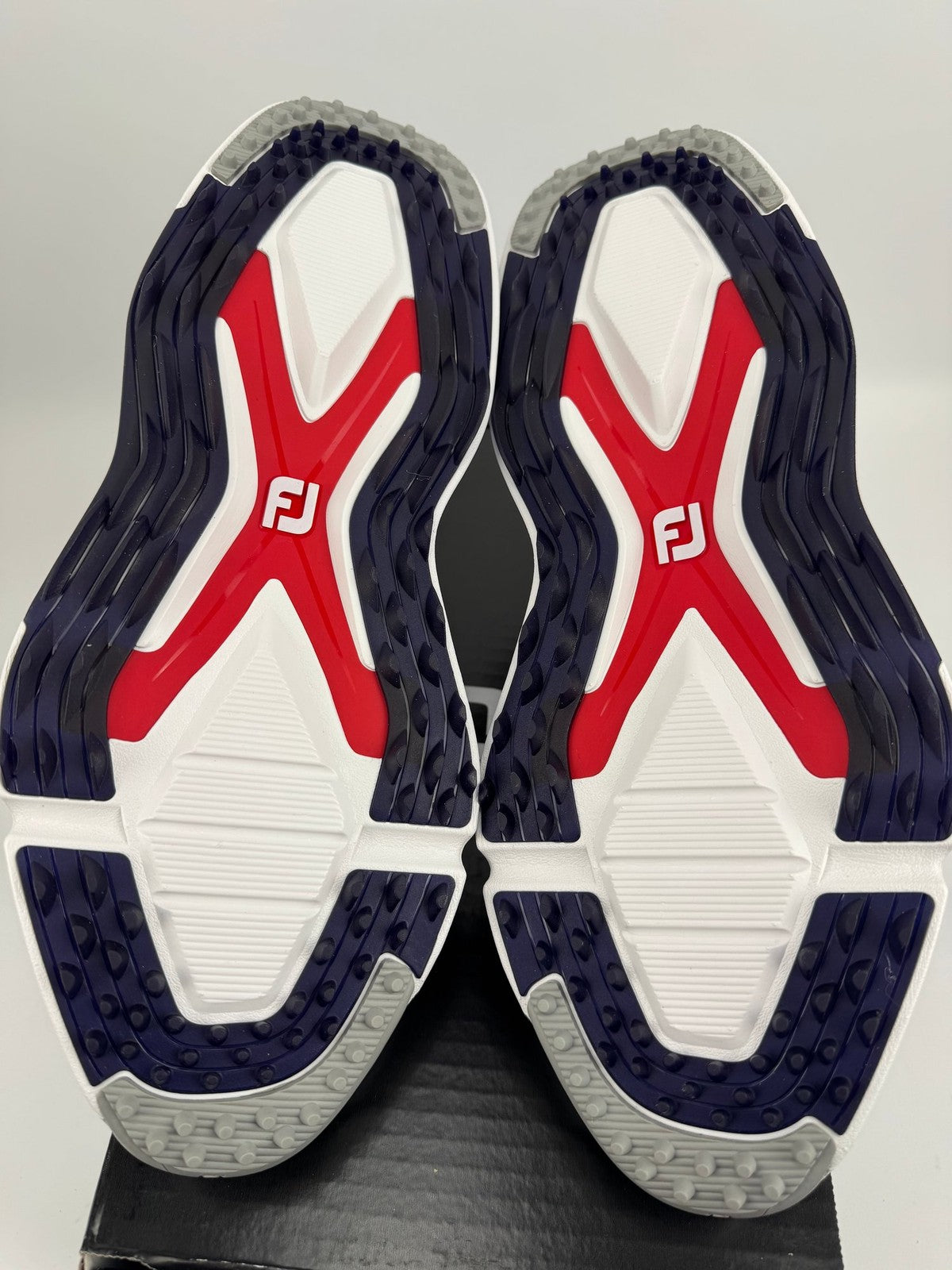 FootJoy PRO/SLX Golf Shoes Men's Size UK 7 White Navy Ortholite/312657