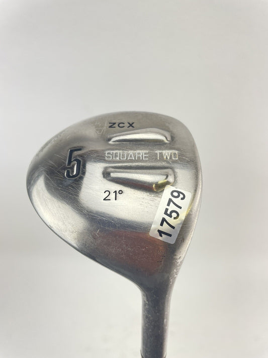 Mens Golf 5 Wood 21* Square Two Regular Steel /Right Handed /New Grip /175790