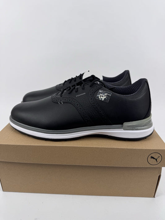 Puma Avant Golf Shoes Men's Size UK 10.5 Waterproof Black Premium/318410